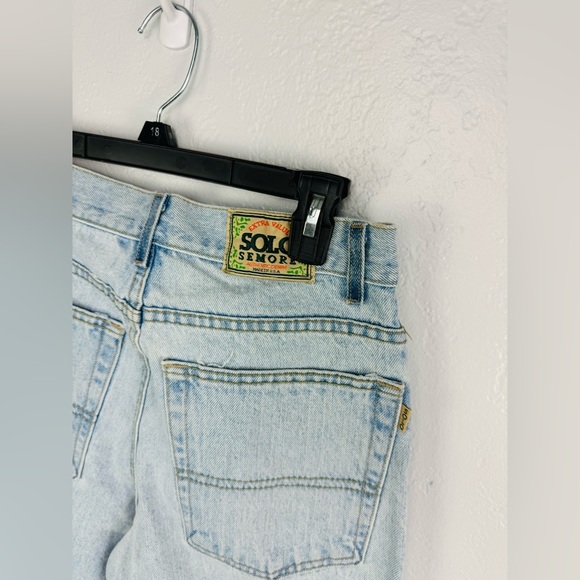 Vintage Extra Value Solo Semore Light Wash Blue Jeans Size 32 - Picture 7 of 10